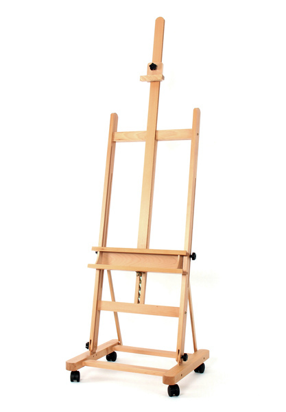 Profesionálny štúdiový stojan Kangaro K-830001, profesionálny štúdiový stojan typu H, plátno do 120 cm s kolieskom a príslušenstvom