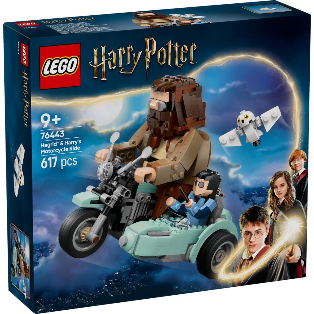 Lego Harry Potter 76443 Hagrid a Harryho jazda na motorke