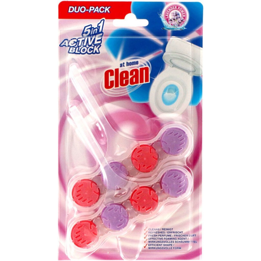 At Home Clean WC blok Lavender Power 2x45 g