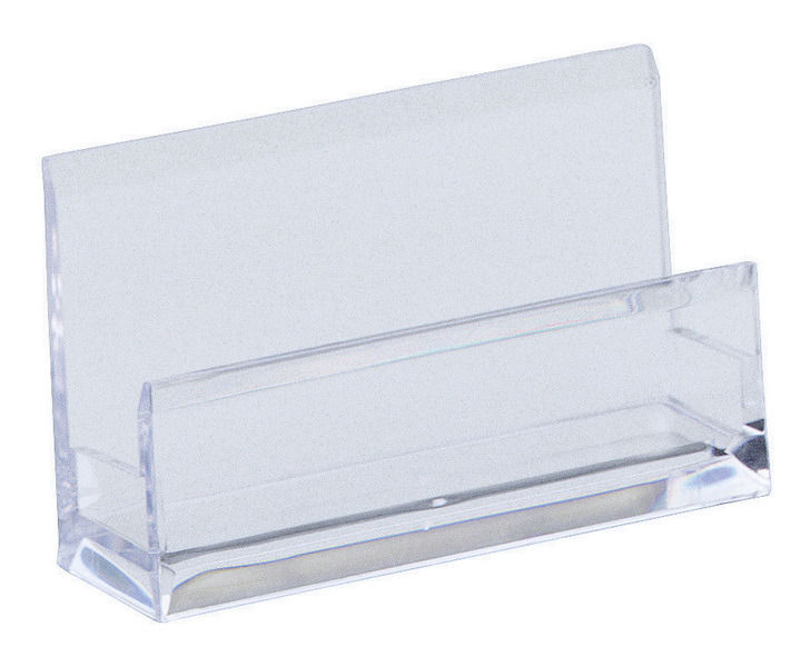 Držiak na vizitky Alco AL-4456-22 115x60x30mm akrylový priehľadný
