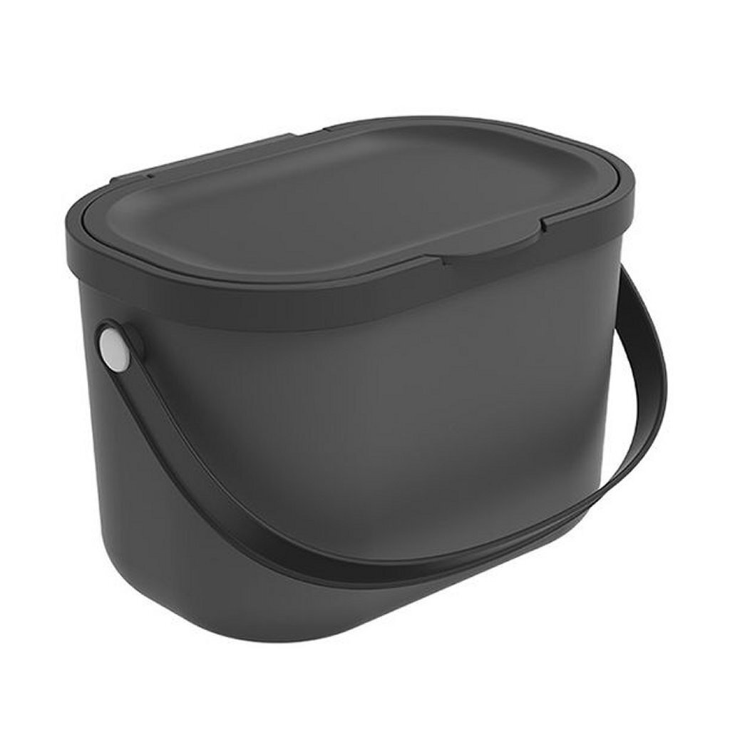 Rotho ALBULA Bio odpadkový kôš 3,2 l antracitový