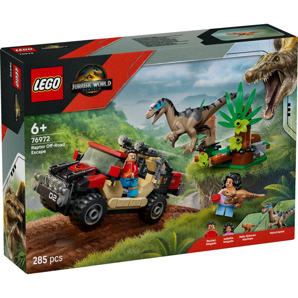 Lego Jurský svet 76972 Útek raptora z terénu