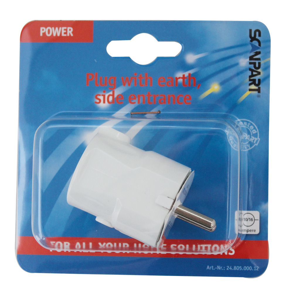 Scanpart 2480500012 E516 Zástrčka a bočný vstup Ra, biela