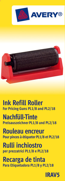 Farbiaci valček Avery AV-IRAV5 pre tlačiarenskú pištoľ PL1/8 a PL2/18, 5 kusov