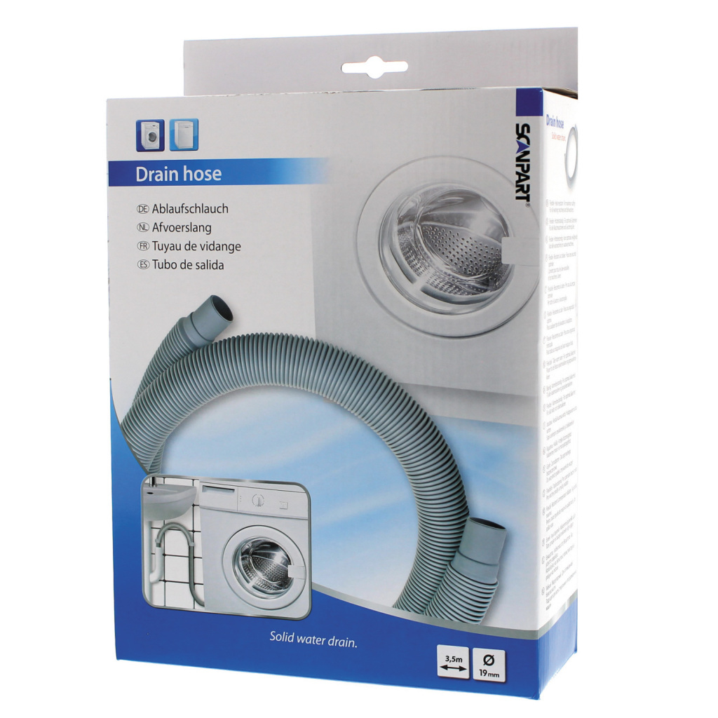 Odtoková hadica Scanpart 350 cm 19 mm sivá