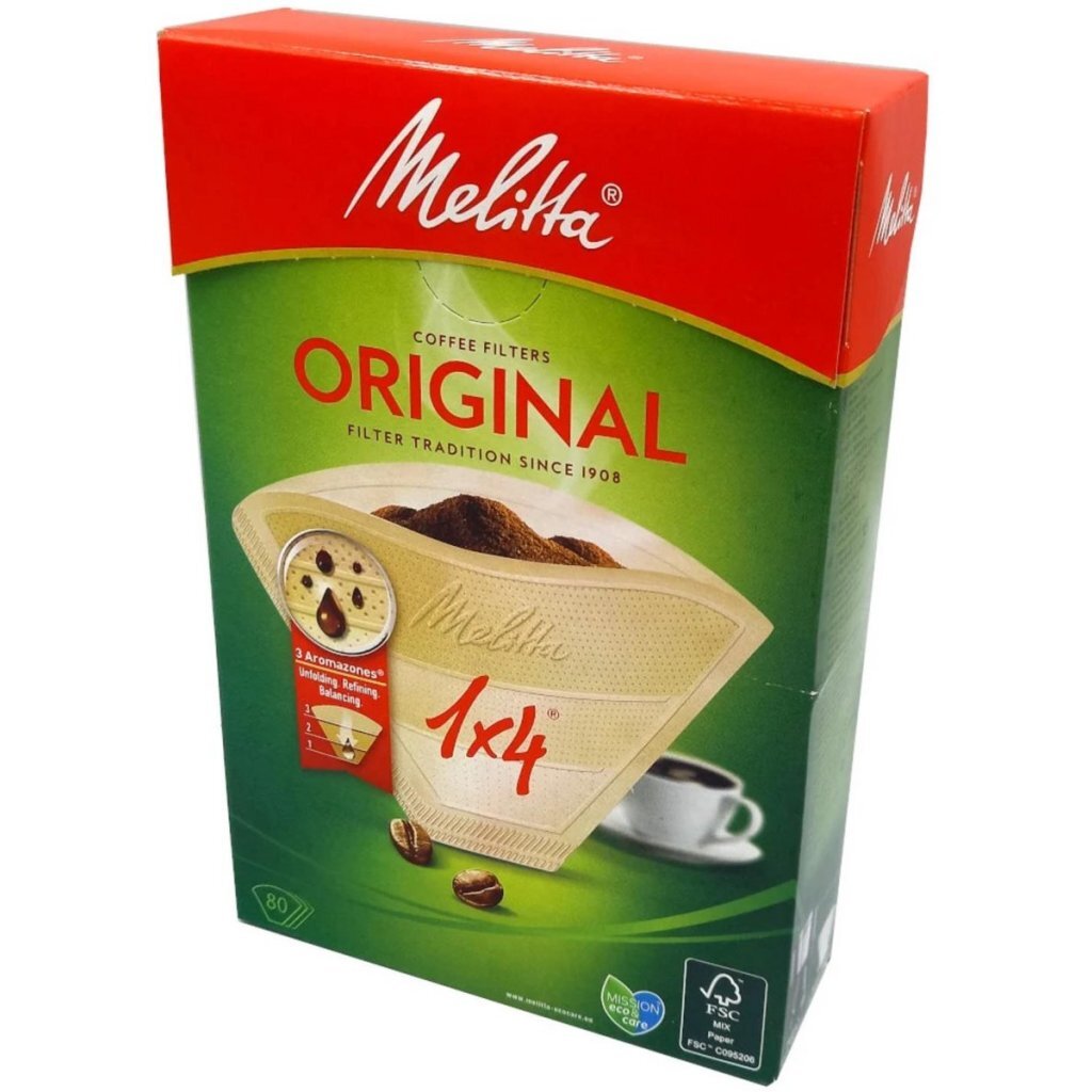 Melitta kávové filtre 1x4 80 kusov