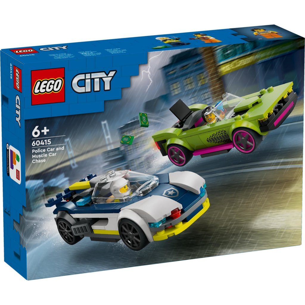 Lego City 60415 Policajné auto a rýchla naháňačka