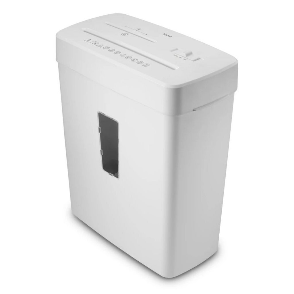 Skartovač papiera Hama Prime M50CD-W s úrovňou zabezpečenia P5 T2 E2 O1 biely