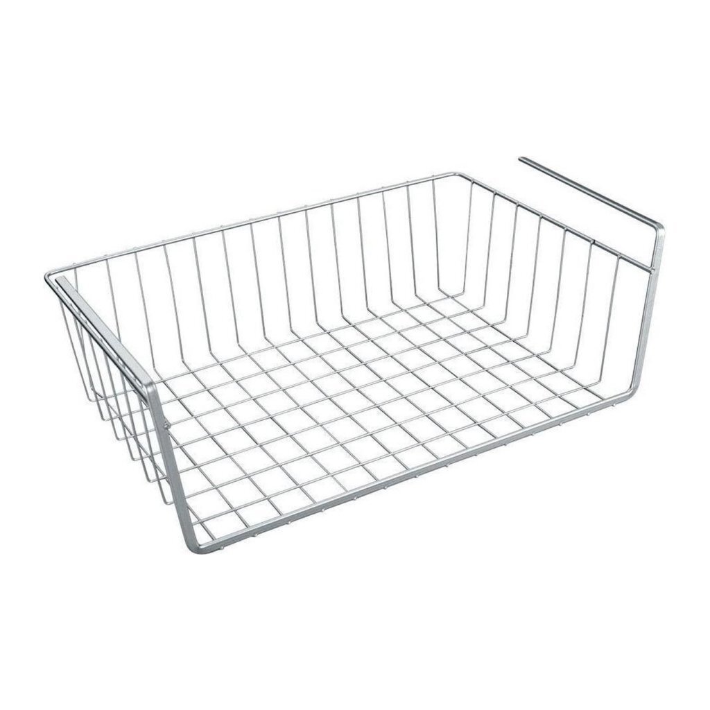 Úložný košík Metaltex Kanguro 40x26x14 cm strieborný
