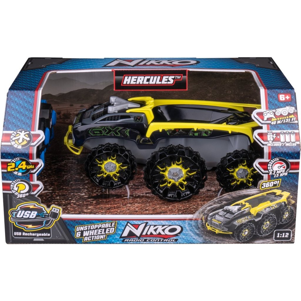 Nikko RC Hercules 1:12 žltá/sivá