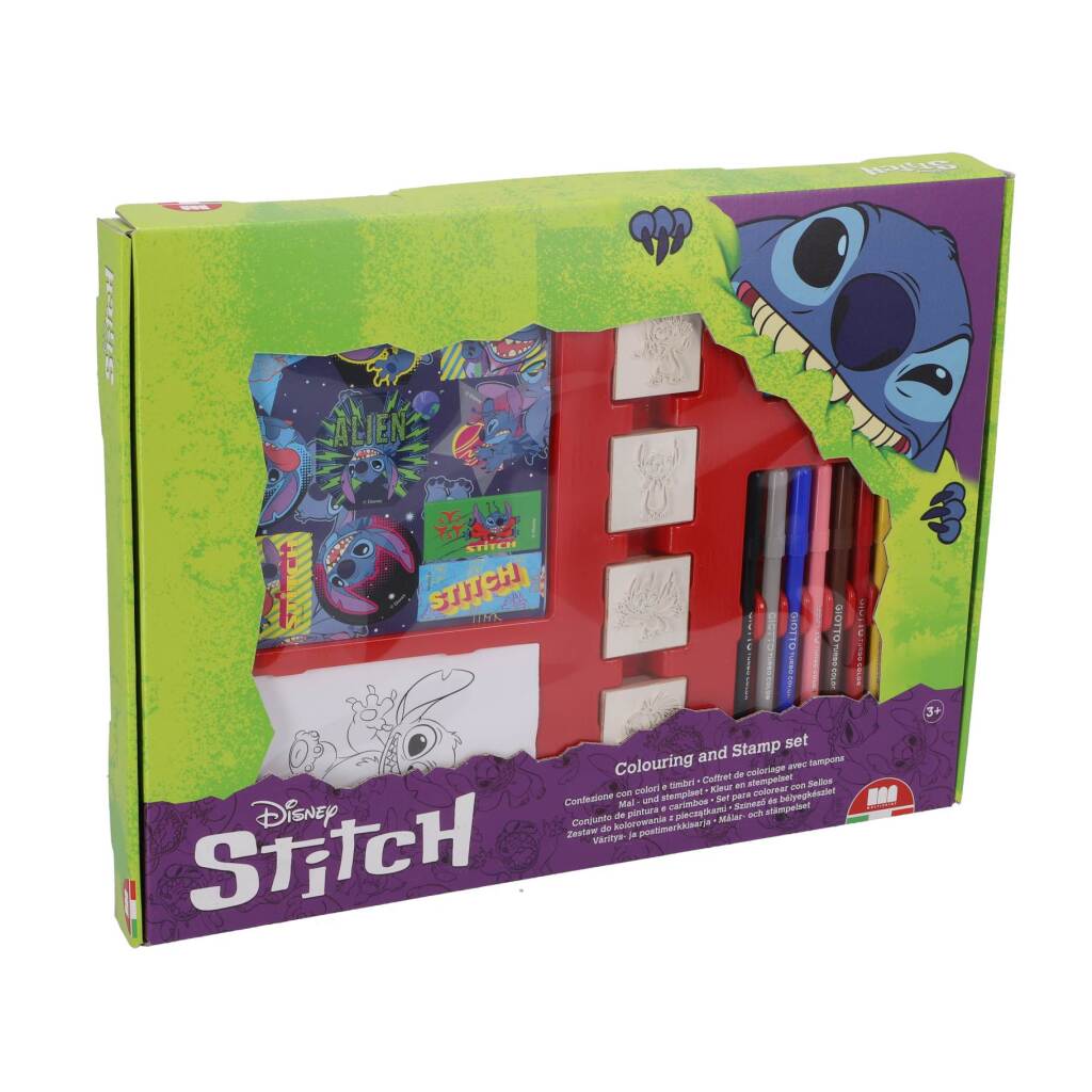 Pečiatková krabička Disney Stitch, 22 kusov