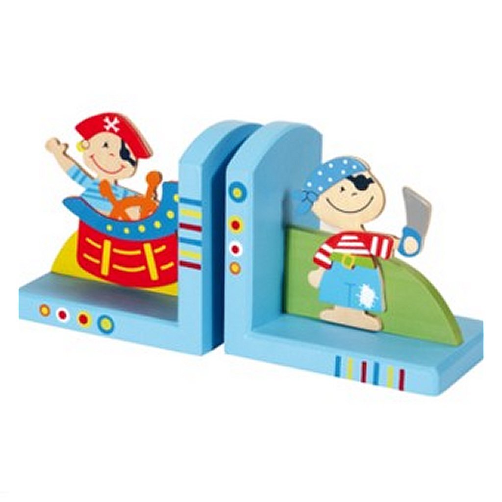 Drevené pirátske zarážky na knihy Simply for Kids