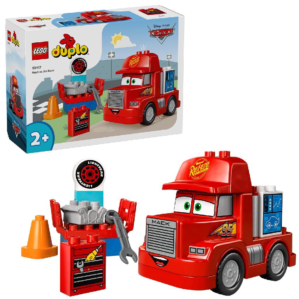 Lego Duplo 10417 Disney Autá Mack na pretekoch