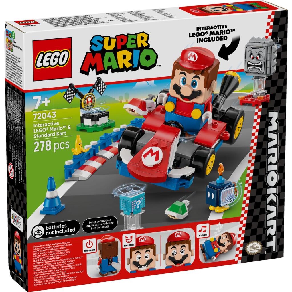 Lego Super Mario 72043 Interaktívny Mario a štandardná motokára