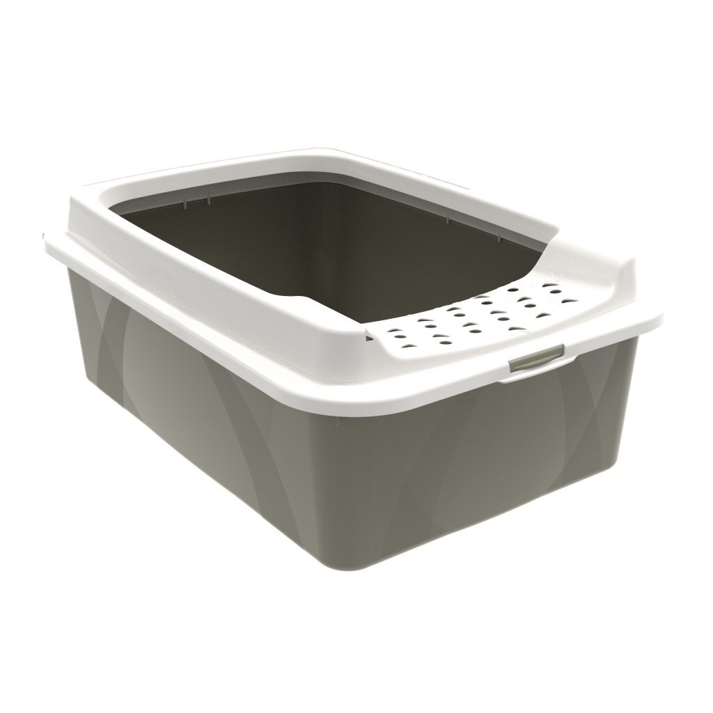 Rotho Eco Bonnie mačacia toaleta s horným vstupom M, cappuccino/piesková