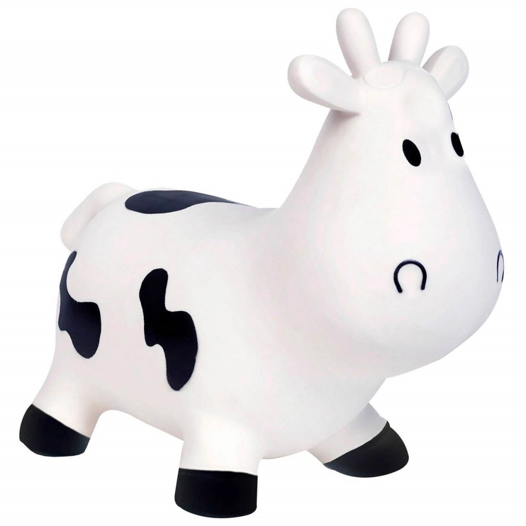 Jednoducho pre deti Skippy Cow biela/čierna