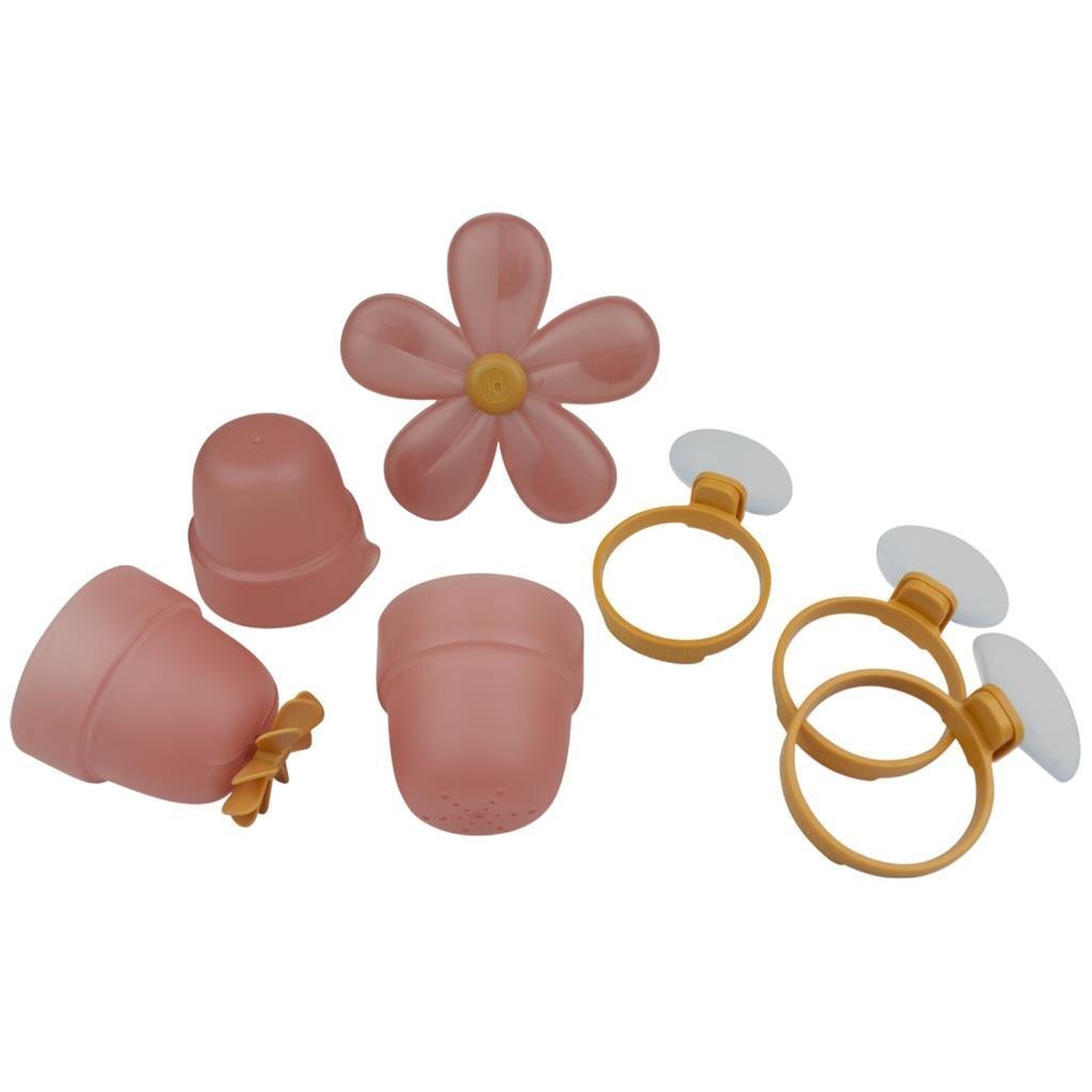 Nástenné poháre Little Dutch Bath Flower Pink