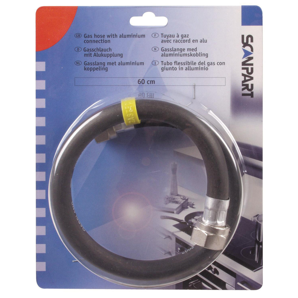 Plynová hadica Scanpart F121 60 cm s hliníkovou spojkou