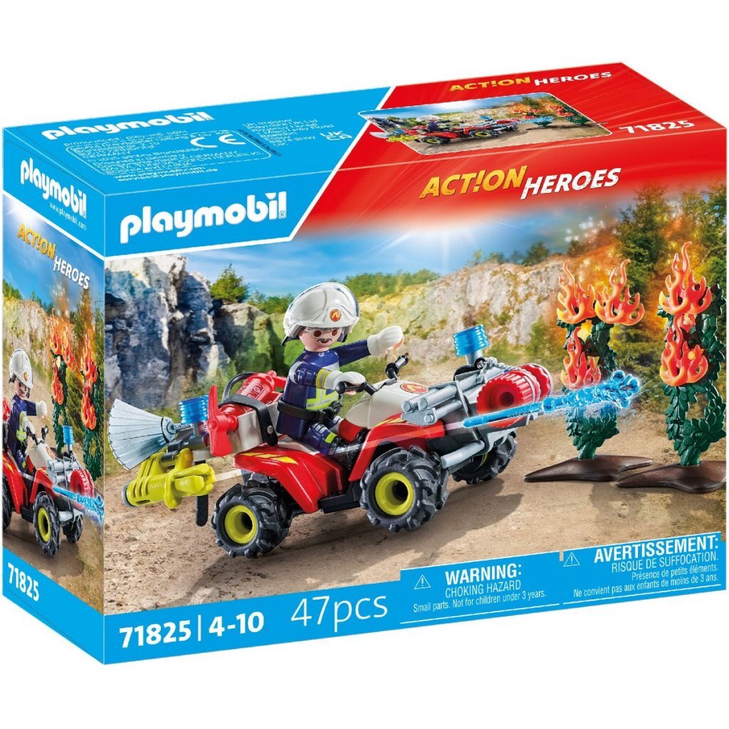 Playmobil 71825 Akčné hrdinovia Hasičská štvorkolka