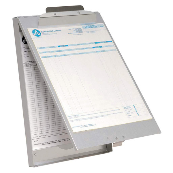 Schránka Westcott AC-E17003 s úložným priestorom, hliníková, A4 (9"x 12"), otvorená