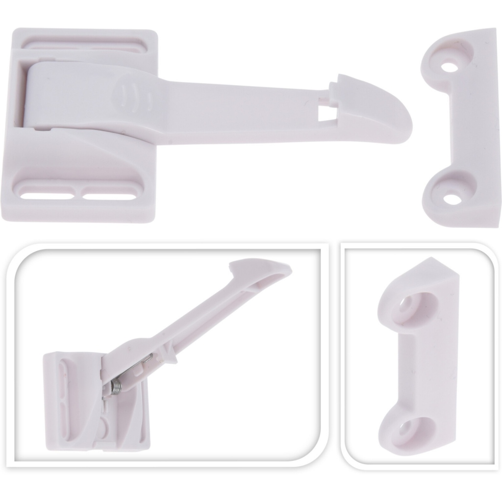 Sada bezpečnostných háčikov na skrinky, 2 kusy