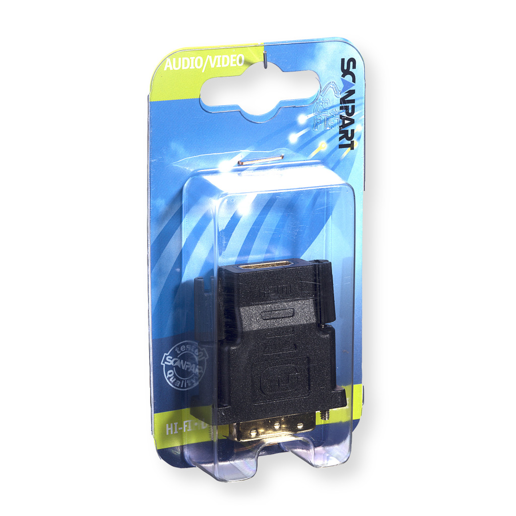 Adaptér Scanpart HDMI(f)-DVI-D(m)