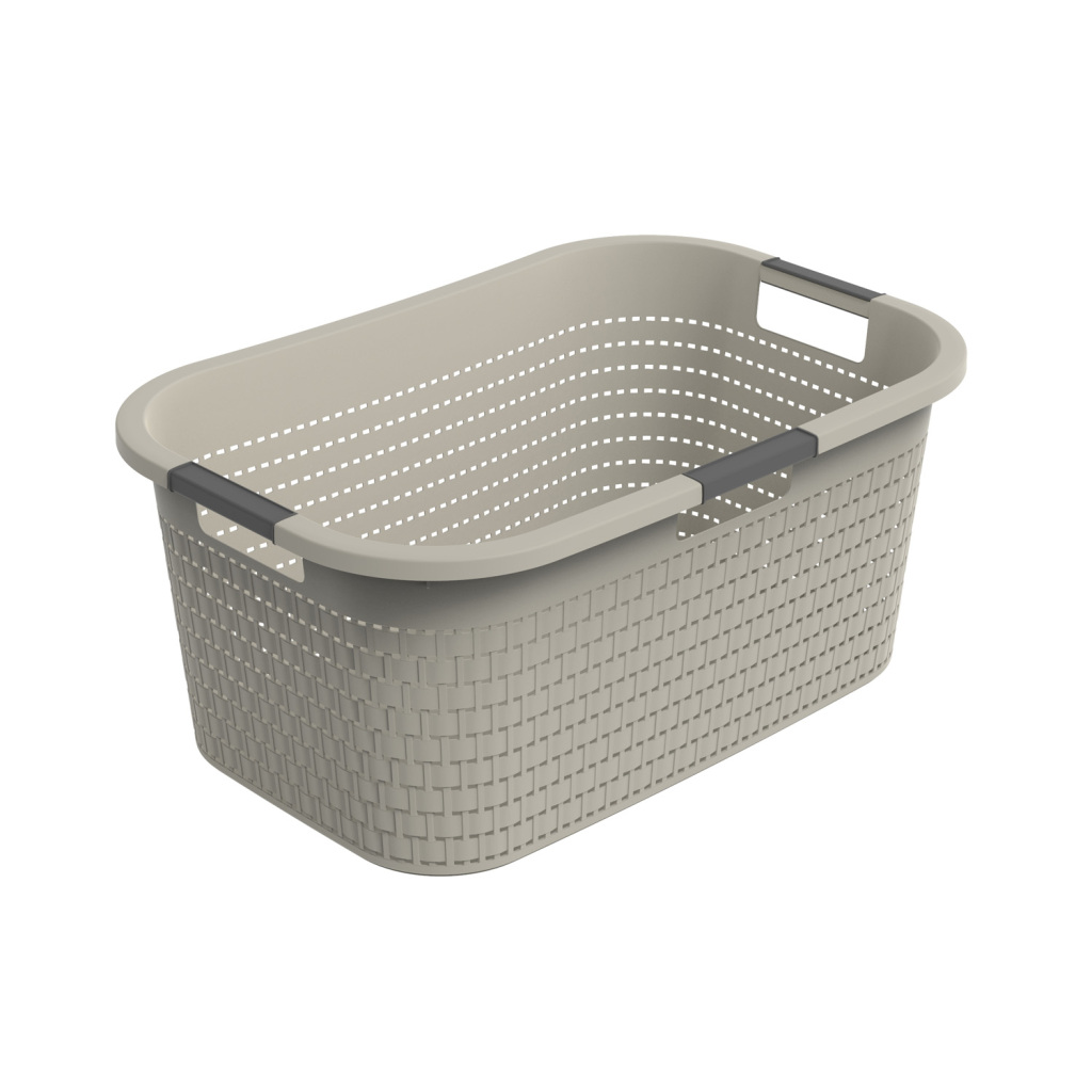 Rotho Country kôš na bielizeň 40 l Cappuccino