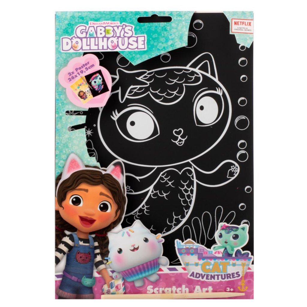 Gabbyin domček pre bábiky so škrabancami 26x19,5 cm