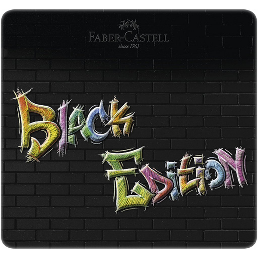 Farebné ceruzky Faber Castell FC-116425 Black Edition, 24 kusov