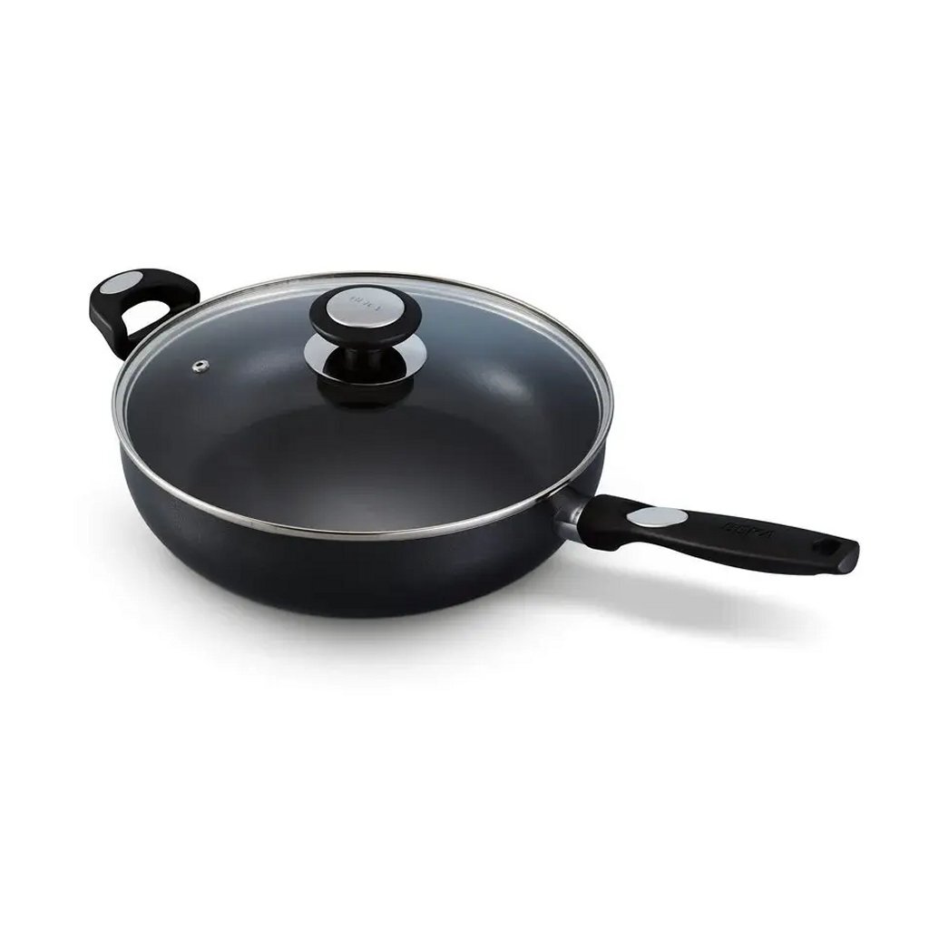 Hrniec Beka Pro Induc so sklenenou pokrievkou 28 cm čierny