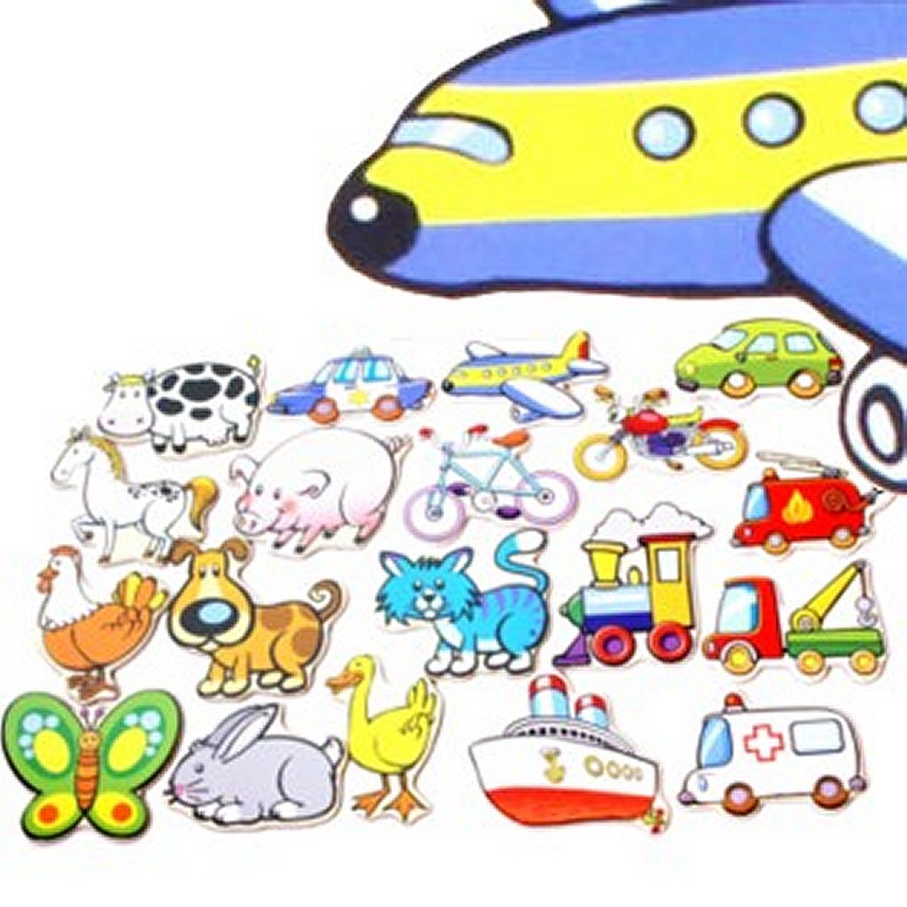 Drevené magnetické figúrky Simply for Kids, 20 kusov