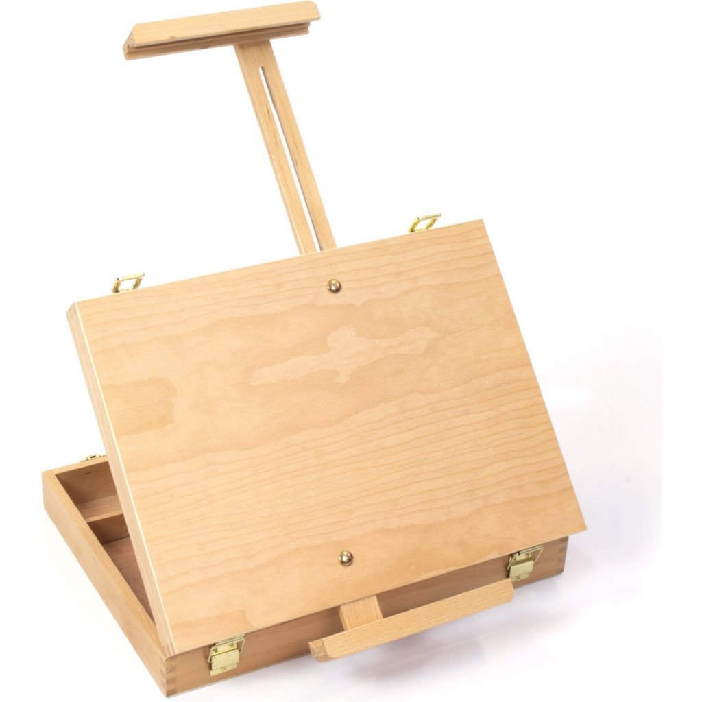 Stolný maľovaný stojan Kangaro K-830040 na plátno do 70 cm, bukové drevo/prírodné