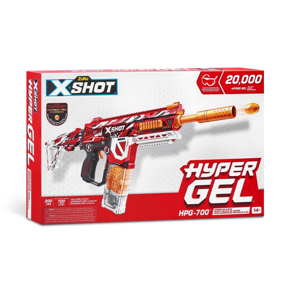 Veľký blaster Zuru XShot Hyper Gel + 20 000 g gelov