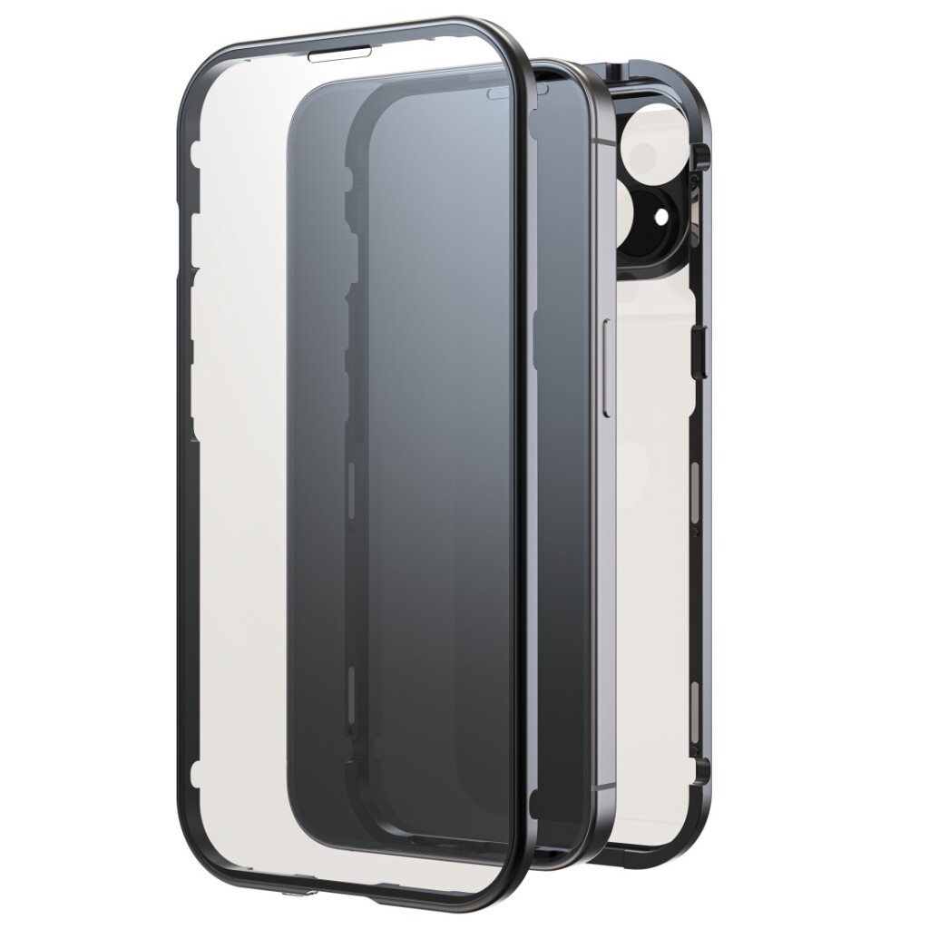 Kryt Black Rock 360 Glass Cover pre Apple iPhone 15 čierny