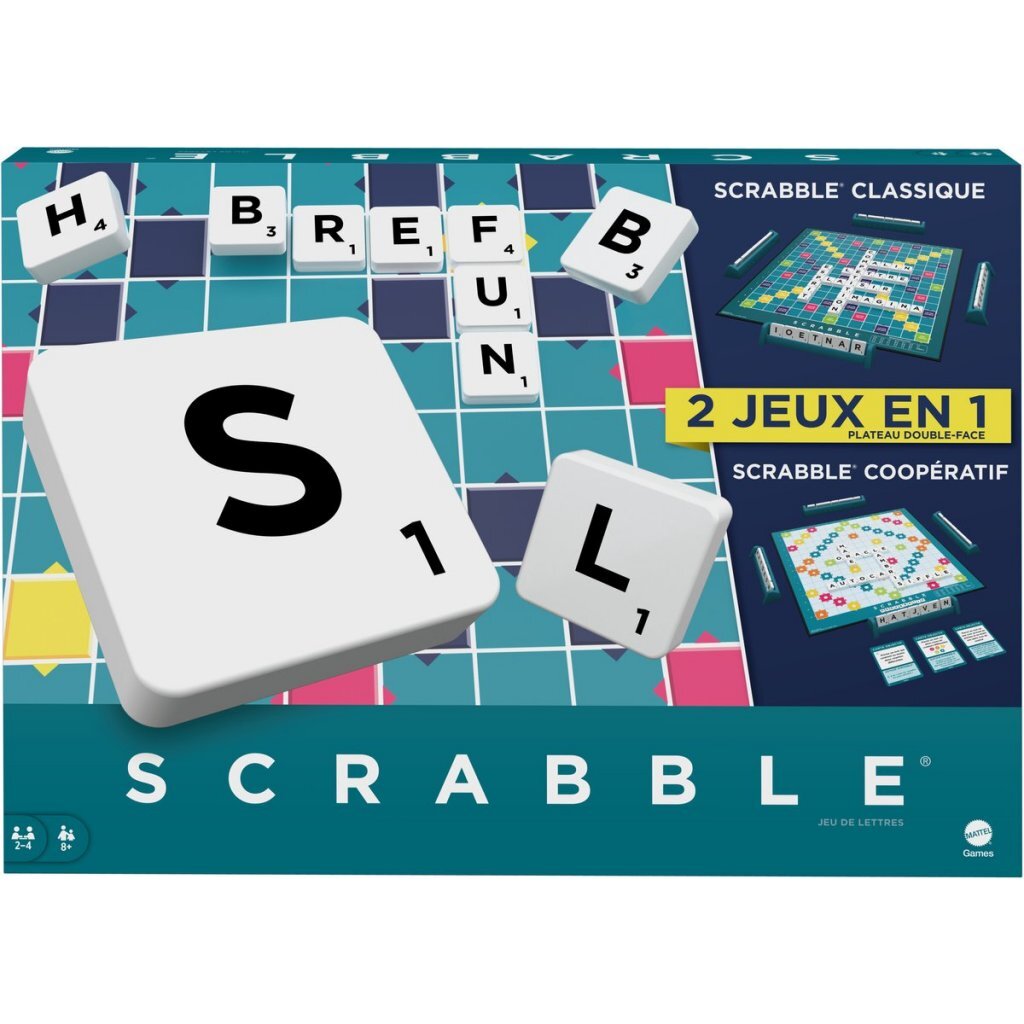 Mattel 2v1 Scrabble French