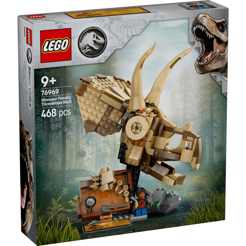 Lego Jurský svet 76969 Fosílie dinosaura Lebka Triceratopsa