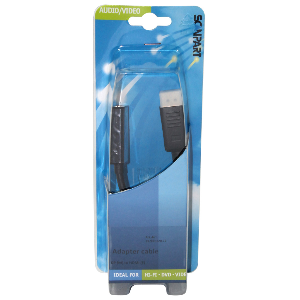 Adaptér Scanpart Dp (m) > HDMI (zásuvka)
