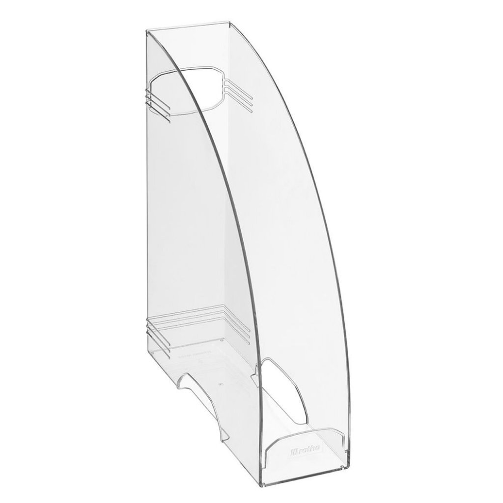 Stojan na odkladacie tácky Rotho Timeless A4, priehľadný