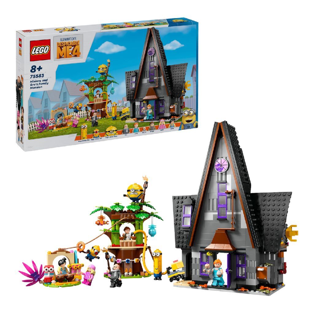 Lego Minions 75583 Dom Mimoňov a Grua