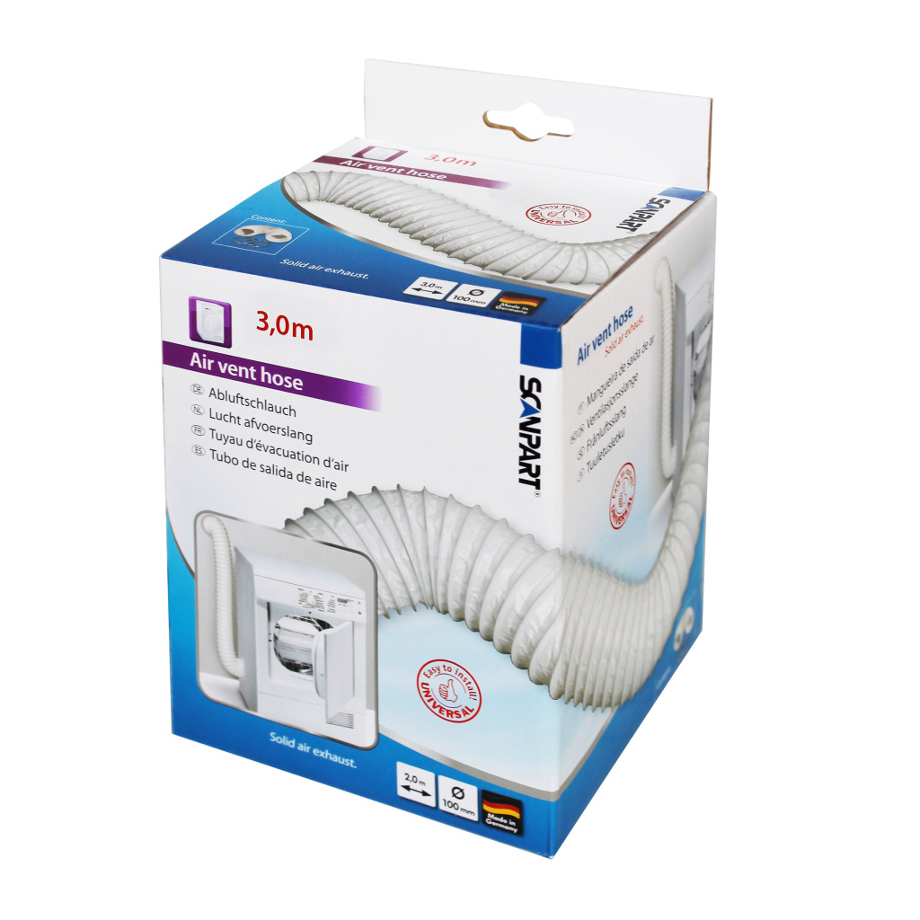 Hadica na odvod vzduchu Scanpart L050 100 mm 3 m