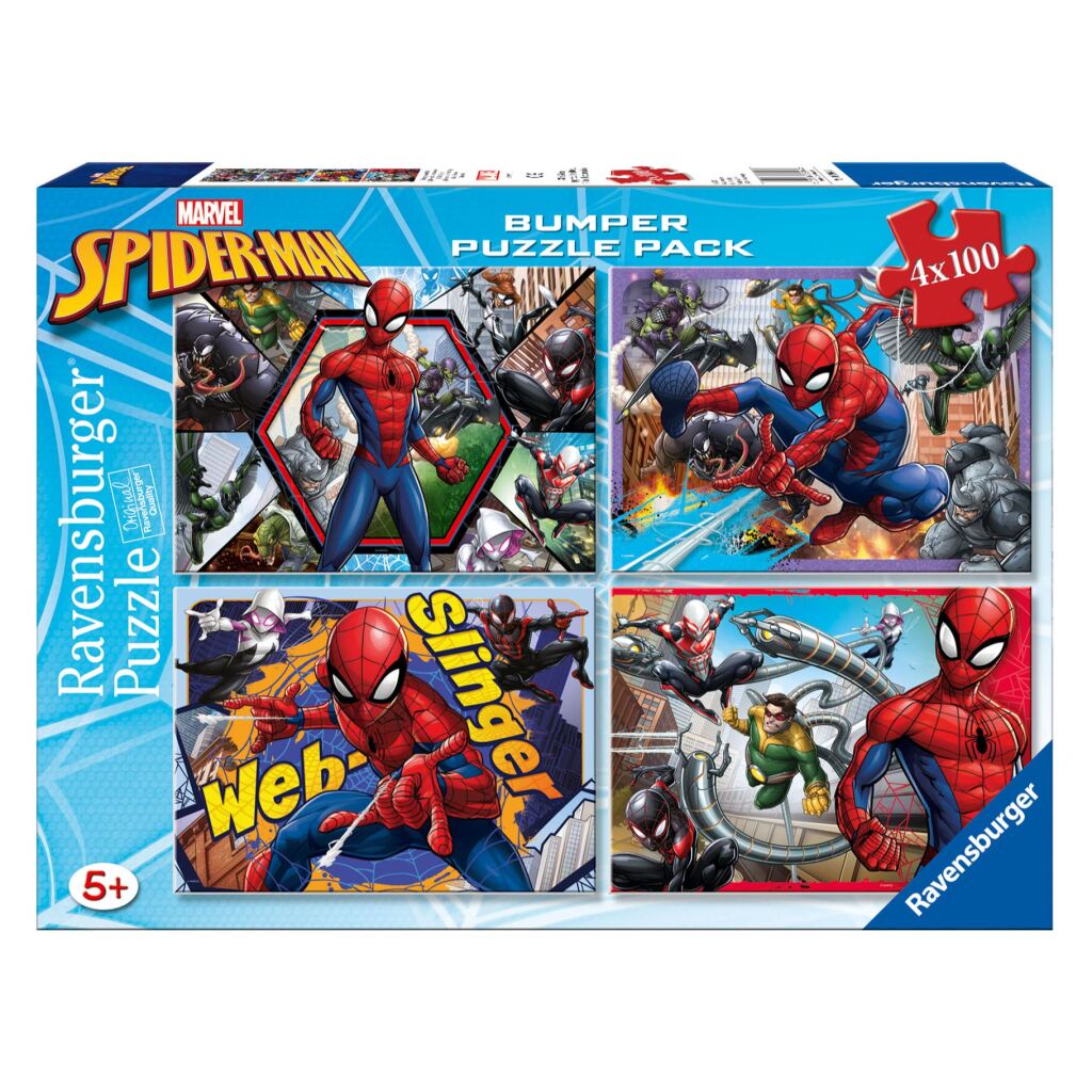 Ravensburger Puzzle Spiderman 4x100 dielikov