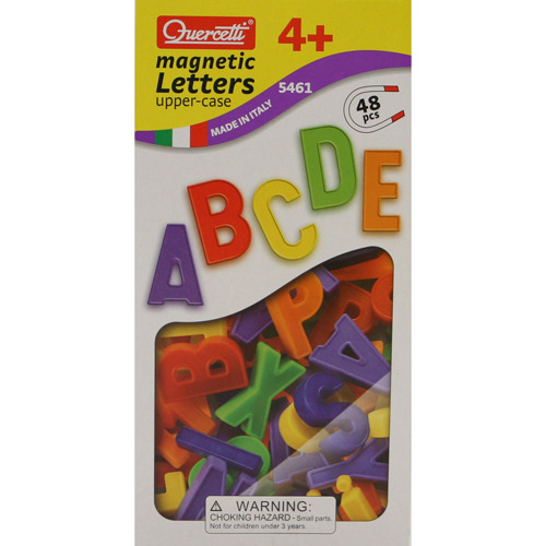 Magnetické písmená Quercetti s veľkými písmenami, 48 kusov