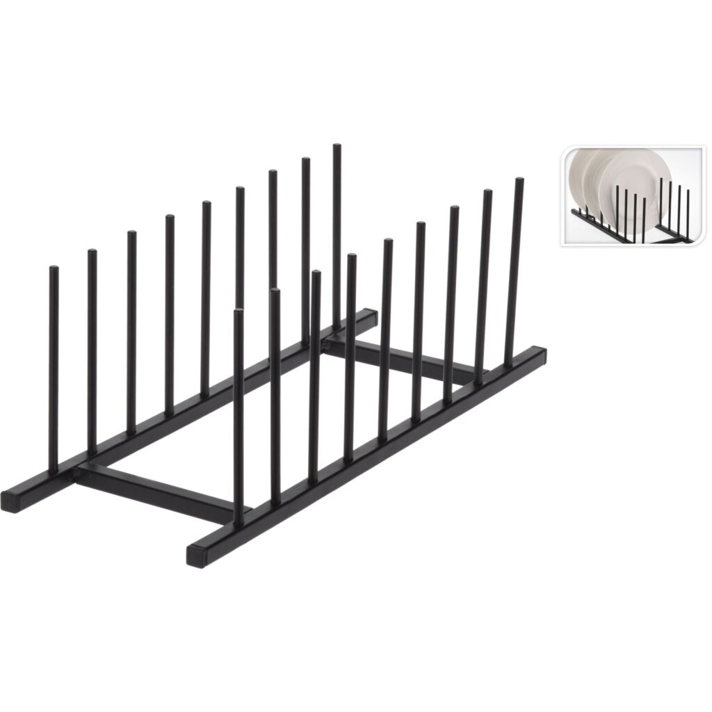 Kovový držiak na cedule 34,5x12,5 cm čierny