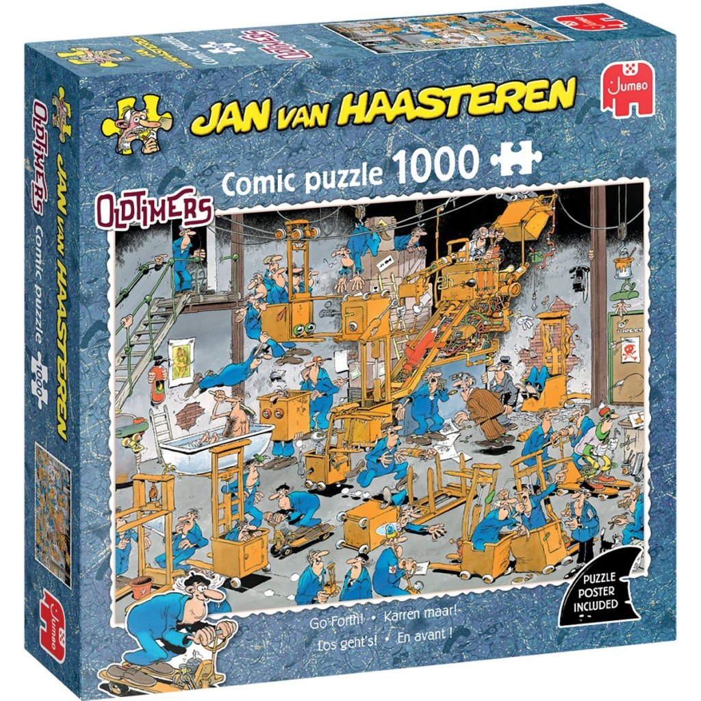 Jumbo Jan van Haasteren Puzzle Oldtimer Carts Only! 1000 kusov