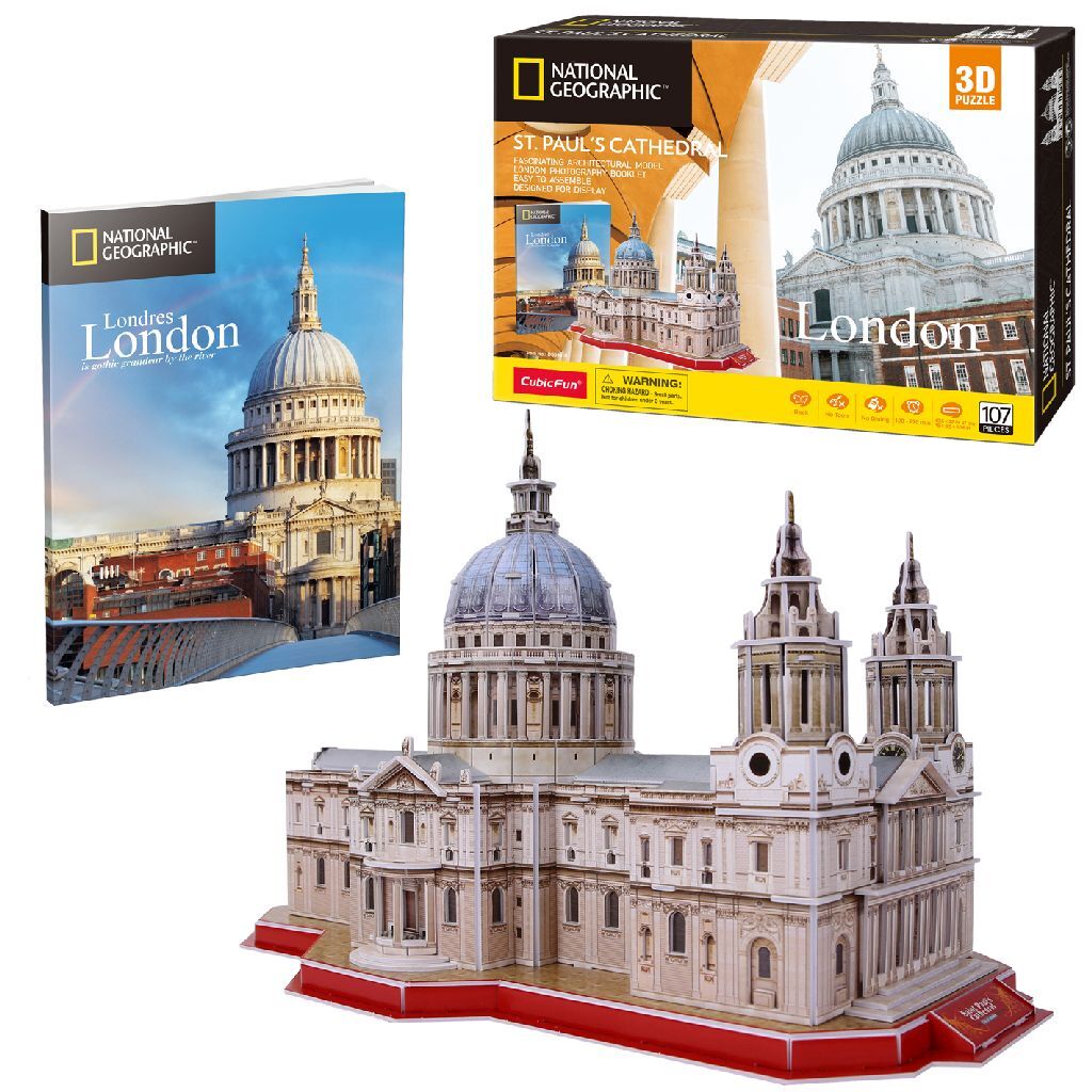 Cubic Fun National Geographic 3D puzzle Katedrála sv. Pavla 107 dielikov