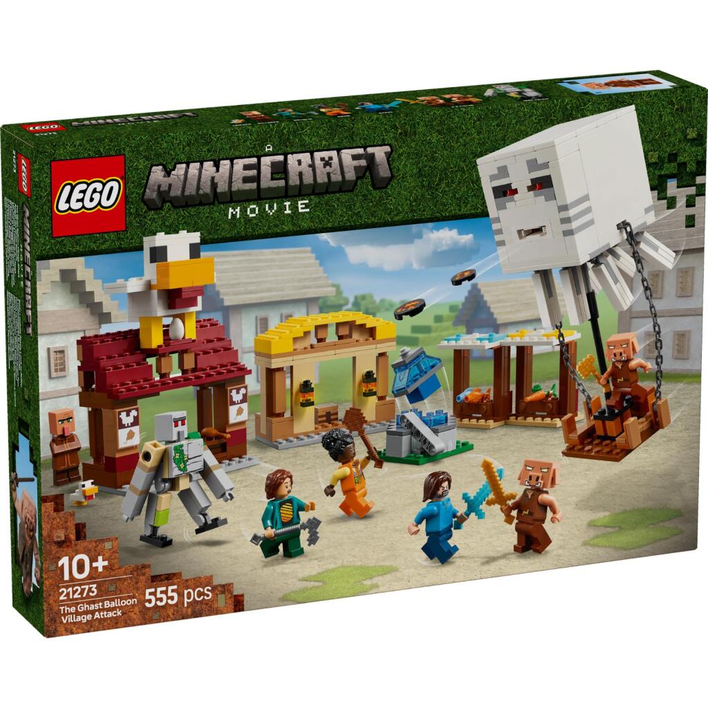 Lego Minecraft 21273 Útok na dedinu s balónmi Ghast