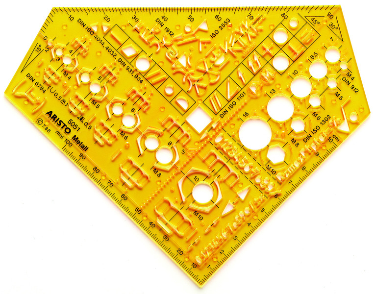 Aristo AR-5051 šablóna "obrábanie kovov"
