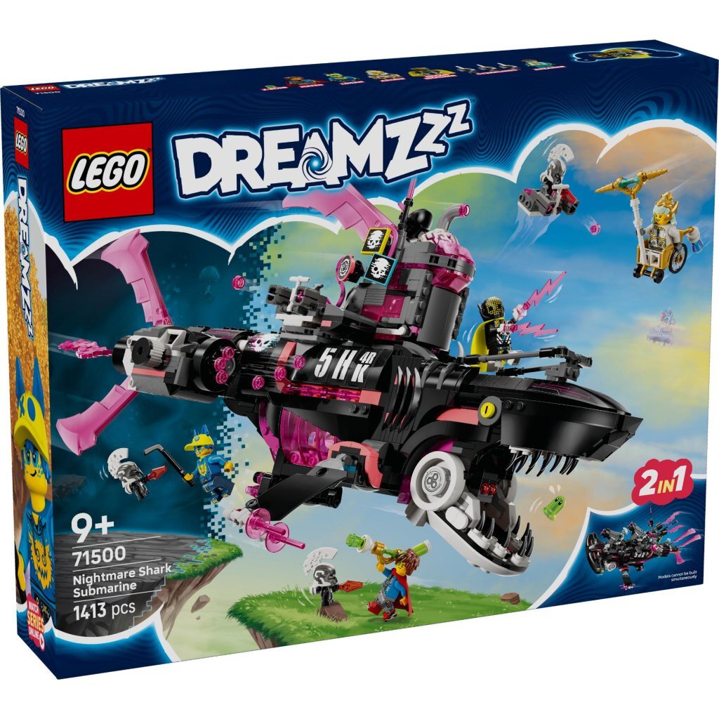 Lego Dreamzzz 71500 Ponorka so žralokom nočnej mory