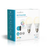 Viacfarebná žiarovka Nedis WIFILRC20E27 Smartlife Wi-Fi E27 806 Lm 9 W RGB / teplá až studená biela 