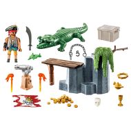 Playset Playmobil 71473 Krokodíl pirát 59 Kusy